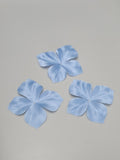 1 papillon en satin de soie bleu pour bijoux mariage, scrapbooking, carterie, couture
